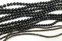 Golden Obsidian Bead Strand