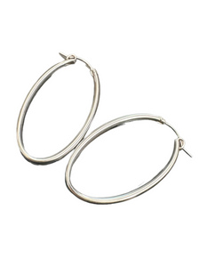 Oval Hoop Earrings sku 090-C-OV-4
