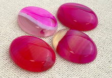 Rose Banded Agate Oval Cabochon