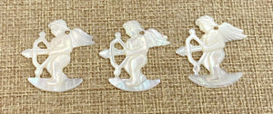 Mother of Pearl Cupid Charm