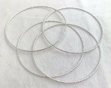 SS Sparkle Wire Stacking Bangle