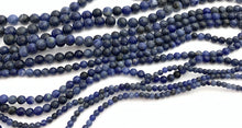Blue Vein Jasper Bead strand