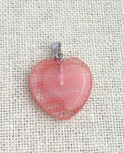 Watermelon Stone Heart Pendant