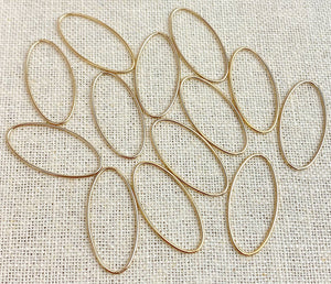 14k Gold Filled Oval Jump Ring 19ga 0.89x30x15mm CL
