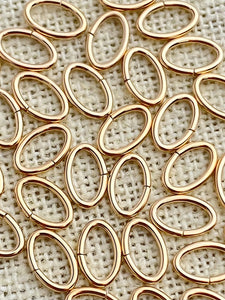 14k GF Oval Jump Ring 19ga 0.89x4.9x7.6mm