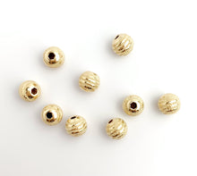 8mm Stardust Stripe Bead