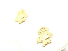 14KGF Key & Heart Studs , Sku#79-4