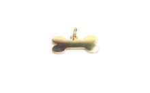14KGF Dog Bone Charm 2515-C