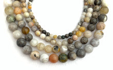 Bamboo Leaf Agate Bead Strand Sku#M2906