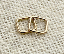GF Jump Ring Square 20.5ga (.76x6.0x6.0mm)CL
