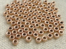 Rose Gold Filled Rondelle 4.0x2.1mm (1.2mm Hole)
