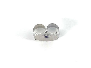 14K White Ear Nut Light, Sku#12/27/1806