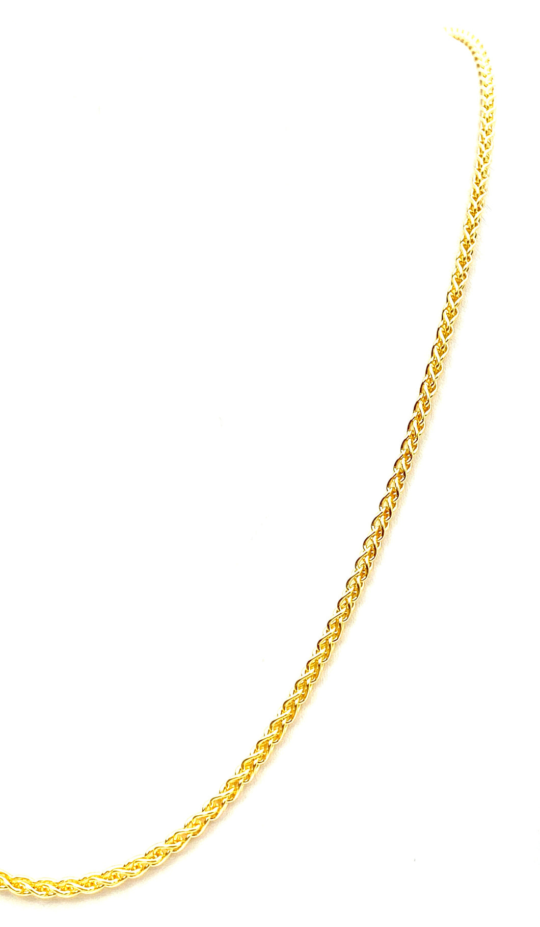 18” 20” 22” 24” 14K Gold Filled Wheat Chain , Sku#SM473