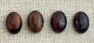 Red Tiger Eye Oval Cabochon