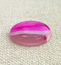 Rose Banded Agate Oval Cabochon