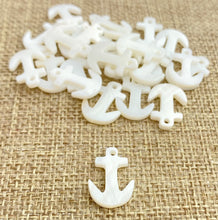Mother of Pearl Anchor Charm