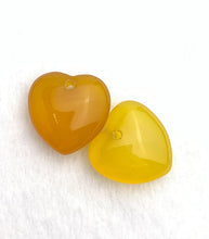 Yellow Quartz Heart Charm Sku#M2195