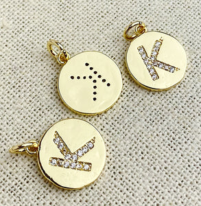 Gold Plated “K” Initial Charm