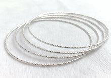SS Sparkle Wire Stacking Bangle