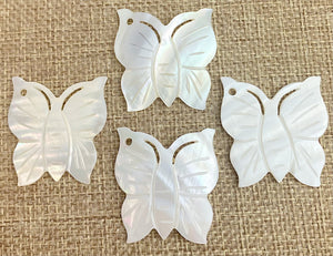 Mother of Pearl Butterfly Charm