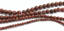 Sesame Red Jasper Bead Strand