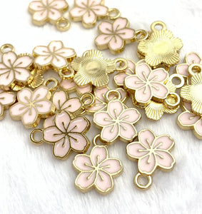 Gold Plated Flower Charm Sku#M3102