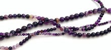 Purple Agate Dyed Bead Strand Sku#M2709