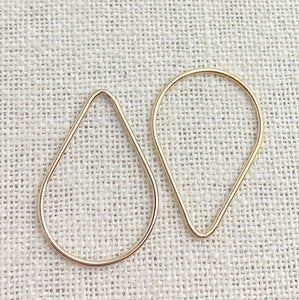 14k GF Teardrop Jump Ring 1.02x29x20mm CL