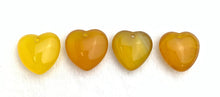 Yellow Quartz Heart Charm Sku#M2195