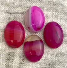 Rose Banded Agate Oval Cabochon