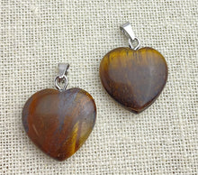 Tiger Eye Heart Pendant