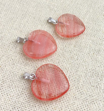 Watermelon Stone Heart Pendant