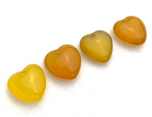 Yellow Quartz Heart Charm Sku#M2195
