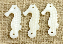 Mother of Pearl Seahorse Charm