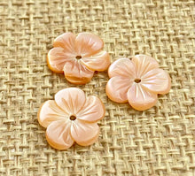 Mother of Pearl Flower Charm