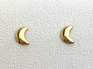 14kGF Moon Studs Sku#685-4