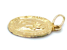 14KGF Saint Christopher Charm , Sku#1732-C
