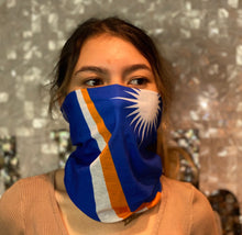 Marshall Island Flag Face Mask, Neck Gaiter, Scarf, etc.