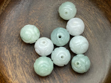Natural Carved Jade Beads , Sku#A47