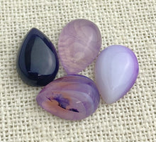 Purple Banded Agate Cabochon