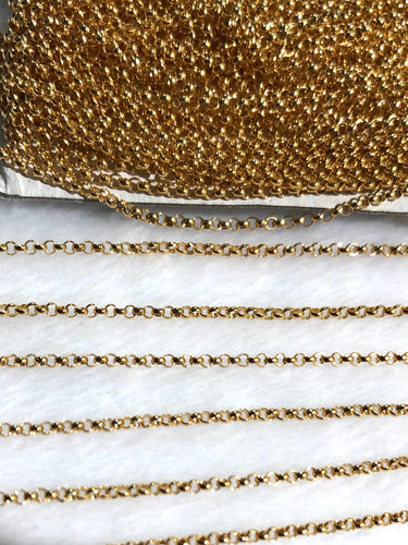 14K Gold-filled Rolo Chain