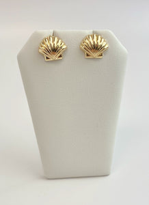 14k Gold Filled Seashell Stud Earring