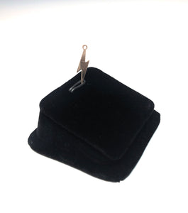 Striking 14kGF Lightning Bolt Charm