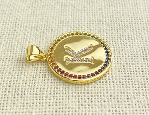 Gold Plated “K” Initial Pendant