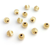 8mm Straight Corrugated Bead