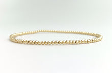 14k Gold Filled Beaded Stretchy Bracelet