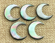 Mother of Pearl Moon Charm