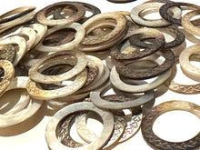 Carved Circle Mother Of Pearl, Sku#M3028