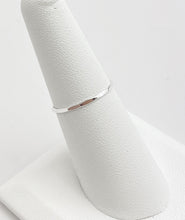Sterling Silver Hammered Stacking Ring