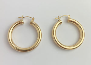 14k Gold Filled Hoop Earrings
